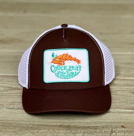 Chocklett Factory Trucker Hat - Brown/White